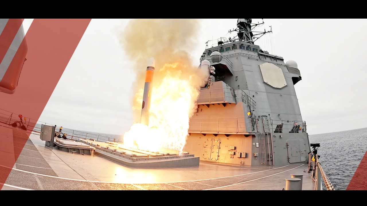 護衛艦ちょうかい　チャレンジ　JFTX-01 STELLAR TENGU 海上自衛隊】イージス護衛艦「ちょうかい」によるトマホークミサイル