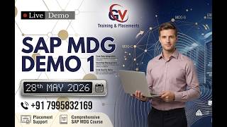 SAP MDG Live Demo 2026 | Free SAP MDG Session in Hyderabad
