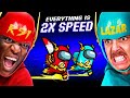 SIDEMEN AMONG US BUT EVERYTHING IS DOUBLE SPEED!!! image