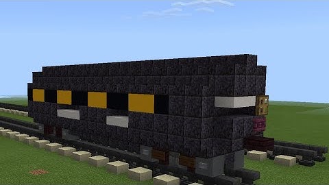 How to make a tank car in Minecraft (Minecraft building episode one)