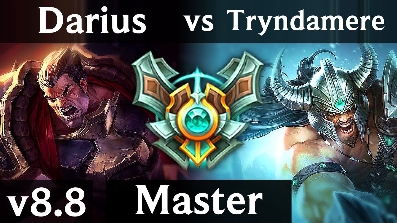 DARIUS vs TRYNDAMERE (TOP) 1000+ games, Rampage Korea Master