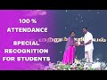 100 percentage Attendance For Our Students | jayanathan group of Institution |