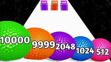 Ball Balloon Run vs Going Balls - Gameplay Walkthrough (Android, iOS) All Max Level 