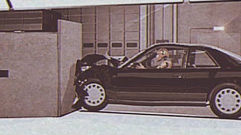 1994 Ibishu BX small overlap BIHS crash test