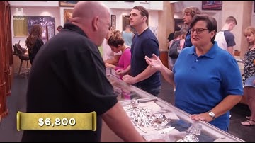 Звезды Ломбарда💰Принесла в ломбард кучу вилок и хочет получить 6к долларов