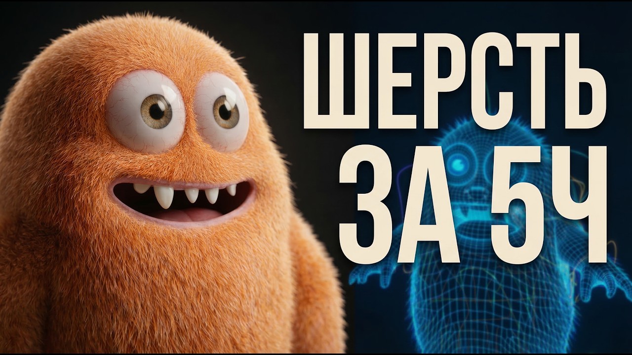 5 часов создания короткой шерсти в Ornatrix - Full Grooming Stream