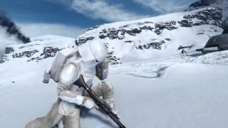 Star Wars Battlefront Beta AT-AT and AT-ST gameplay (Xbox one) - walker assault - on hoth