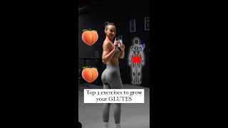 3 exercises to target all areas of the GLUTE! 🍑 #shorts