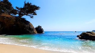 Zen Moment: 3 Hours on The Best Beach in California (4K Video)