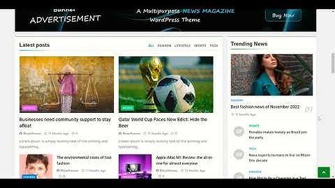 Aanpassing van Newsmatic-thema