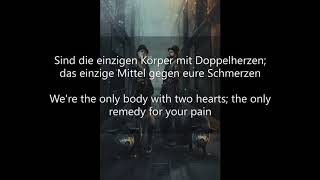 Die Kreatur- Zwei 100% lyrics with English translation