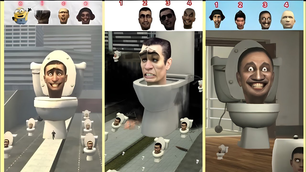 Find right voise SKIBIDI TOILET80