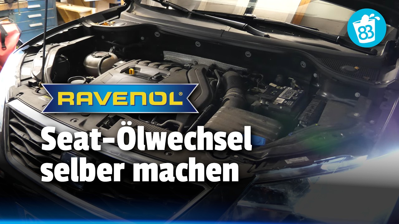 Ölwechsel am Seat Ateca Umölen auf Ravenol YouTube