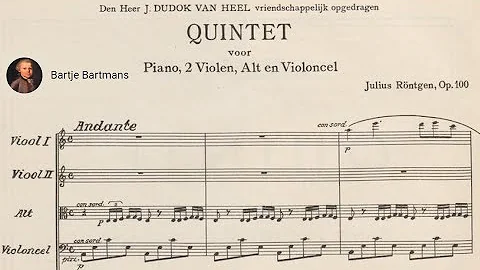 Julius Rntgen - Piano Quintet No. 2, Op.100 (1927)