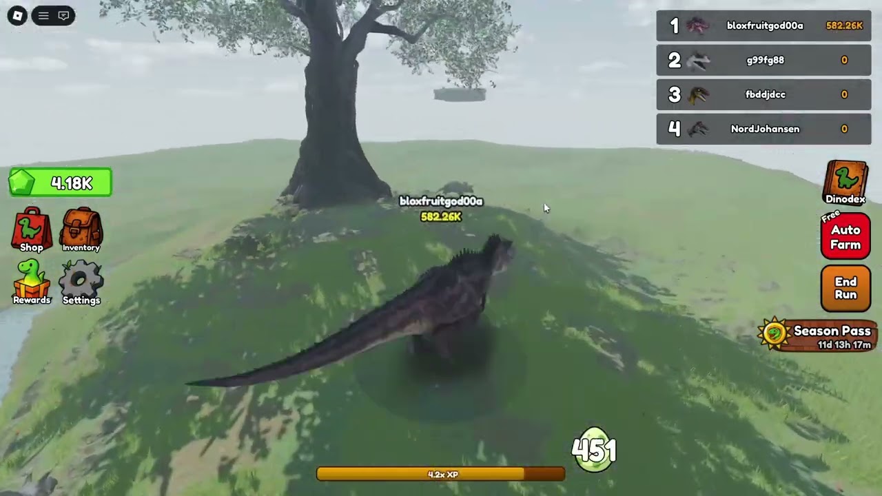 Roblox Be Dino 🦖 - Jurassic Dinosaur Simulation Script