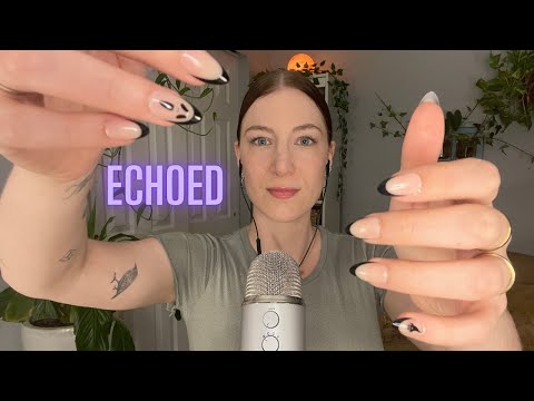 ASMR echoed 📣 Favorite Sleepy Trigger Words & Hand Movements