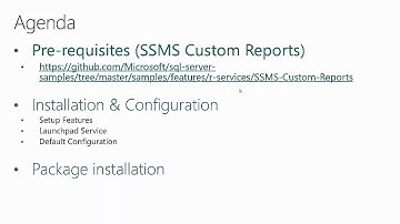 R Services Configuration and Management