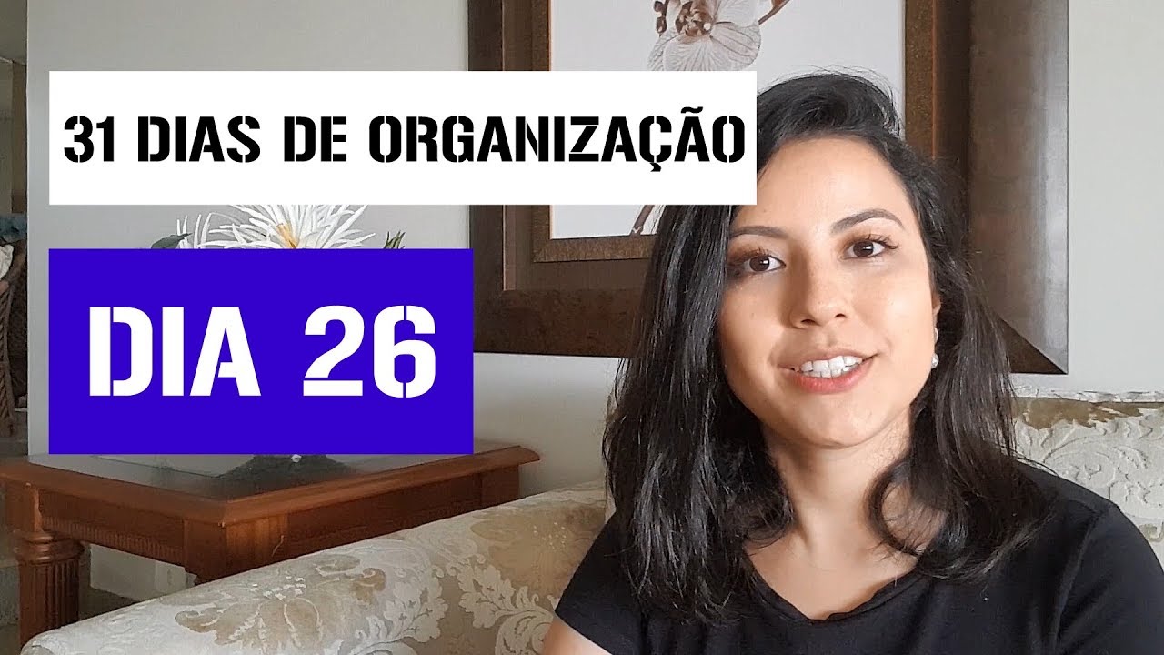 DIA 26 - chegada em casa | 31 dias de organização | Divirta-se Organizando