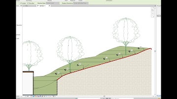 Topography profile in Elevation view | Revit for Landscape Architecture.