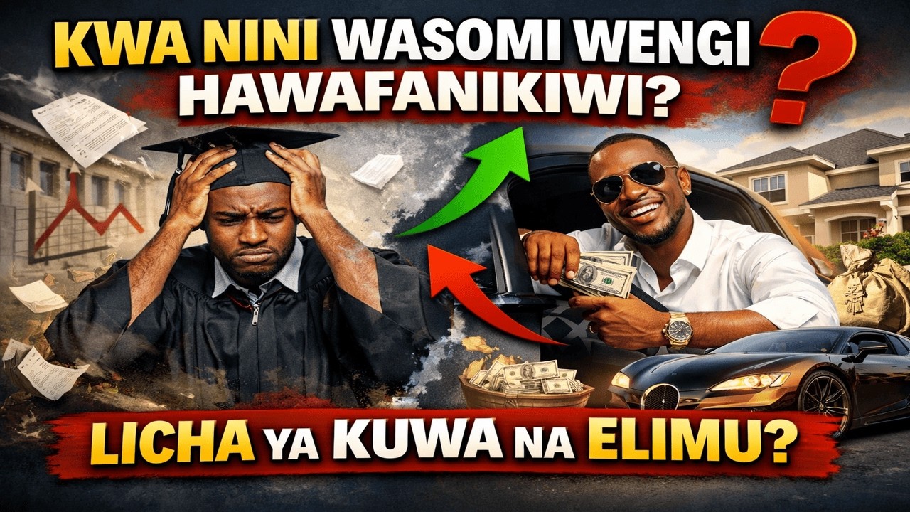 Kwa nini wasomi wengi hawafanikiwi licha ya kuwa na elimu?