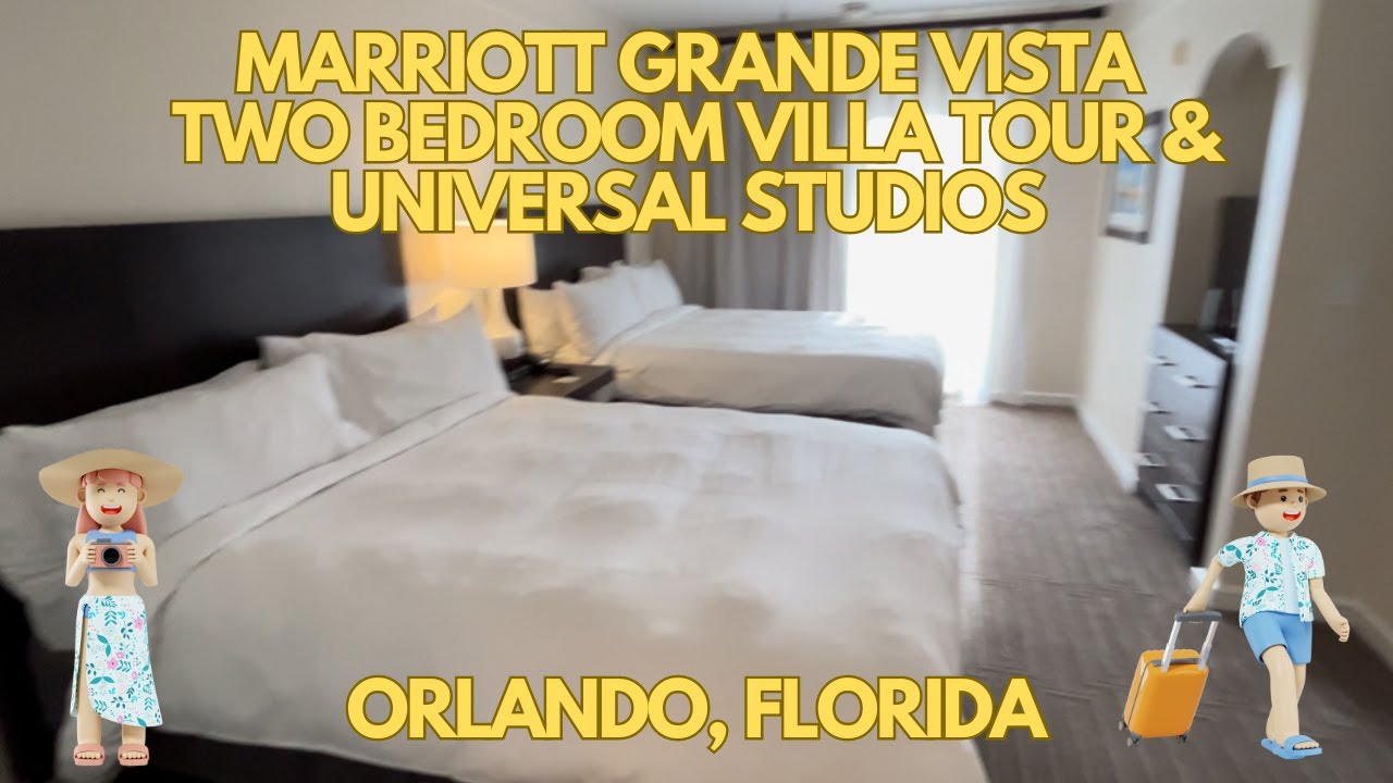 Marriott Grande Vista To Universal Studios Orlando Marriott Grande Vista Two Bedroom Villa Tour & Universal Studios