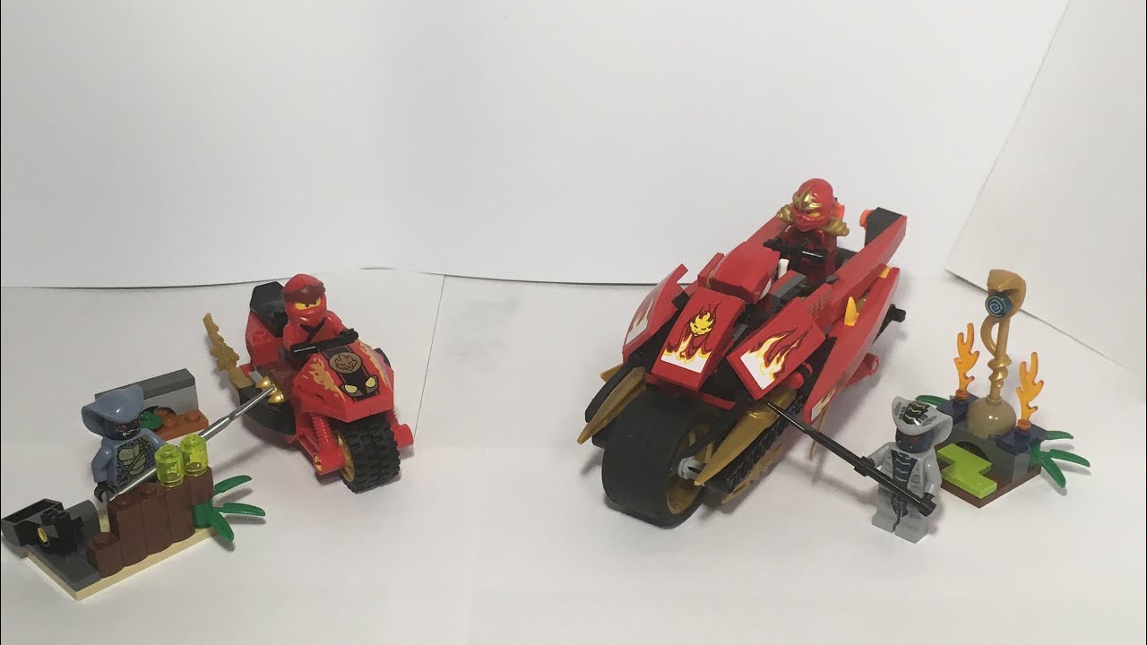 Обзор на наборы LEGO Ninjago 9441 и 71734 Kai's Blade Cycle - YouTube