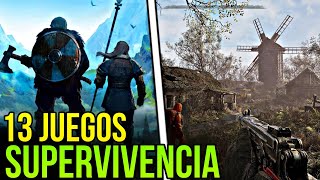 13 MEJORES JUEGOS de SUPERVIVENCIA para PC 👌 2024