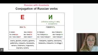 Russian Verb Endings ( &quot;Е&quot; and &quot;И&quot; Conjugations )