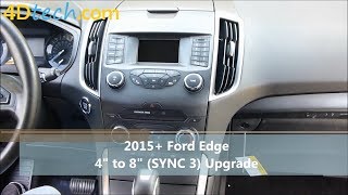 4' to 8' Factory SYNC 3 Upgrade Conversion | 2015  2018 Ford Edge
