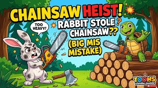 Rabbit Stole The Chainsaw! (Big Mistake) ❌😮#toons #kids #cartoon #funny