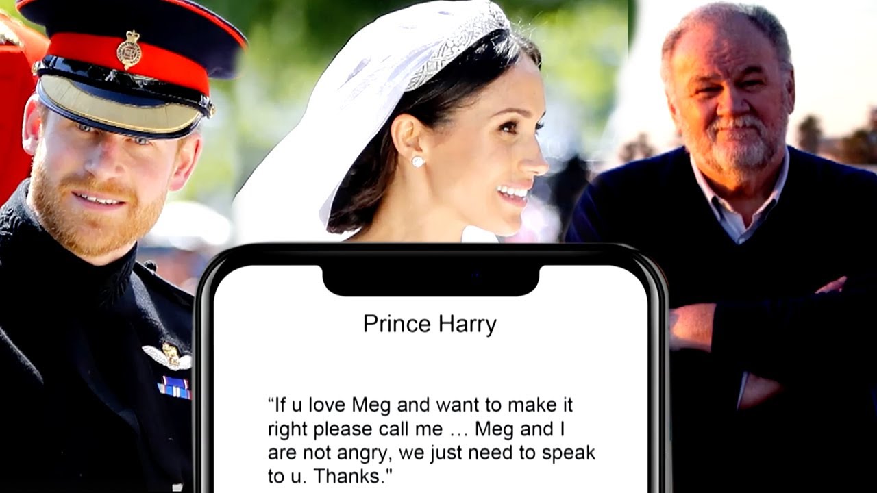 Prince Harry’s Texts to Meghan Markle’s Father REVEALED!
