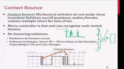 CG2271 Lecture 1: Input-Output Interfacing
