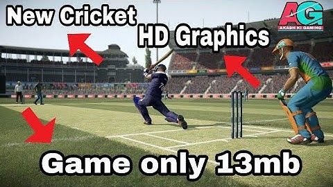 😱New Cricket Game ll HD Graphics ll only 13MB ll nextwave multimedia & Gameloft ll