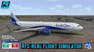 RFS - Real Flight Simulator -Chennai to Delhi||Full Flight|Airbus A321 NEO||Indigo||FHD||RealRoute
