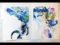 How to Paint Small Abstracts Easy and Fast for Gifts!! w/Cheryl