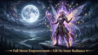 🌕 Full Moon Guided Meditation 🎵 528 Hz 🌙 Empowerment • Inner Radiance