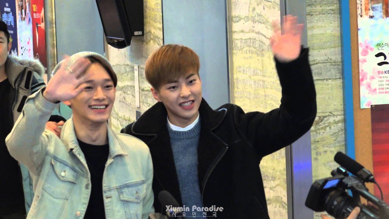 150129 슈키라 시우민 XIUMIN 출,퇴근길