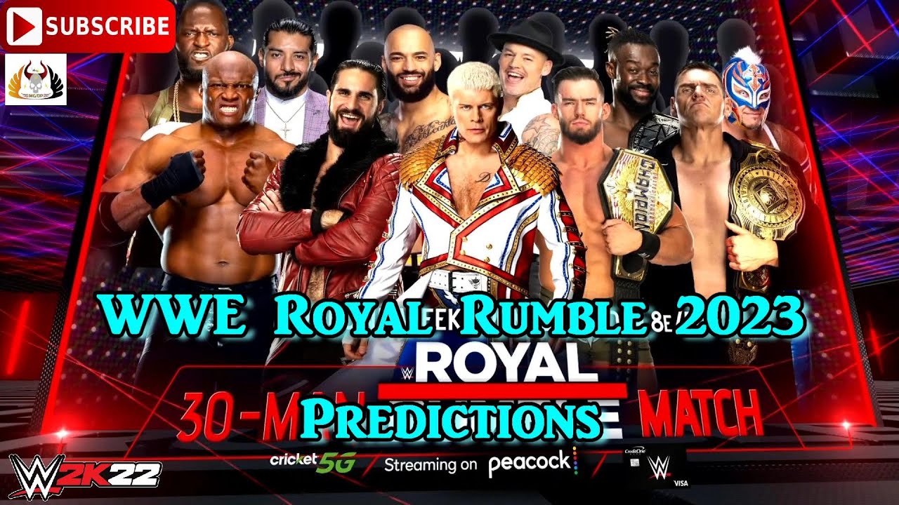 WWE Royal Rumble 2023 Mens Royal Rumble Match Predictions WWE 2K22