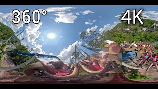 Wild Eagle 360° front seat on-ride 4K POV Dollywood