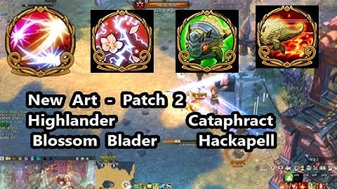 New art: highlander, blossom, cata, hackapell - Tree of Savior