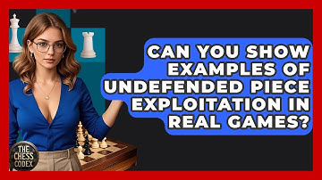 Can You Show Examples Of Undefended Piece Exploitation In Real Games? - The Chess Codex