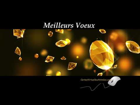 MEILLEURS VOEUX 2023 DIAMANTS - CARTE VIRTUELLE VIDEO GRATUITE