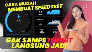 cara membuat speedtest internet di web menggunakan openspeedtest screenshot 3
