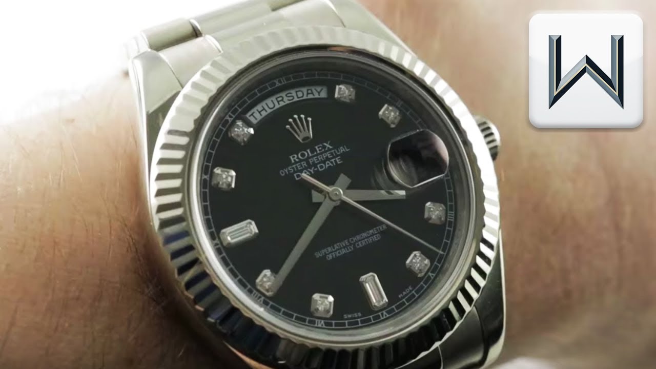 Rolex Day-Date II 41mm White Gold 