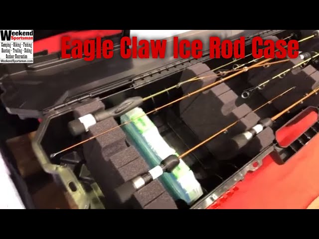 Eagle Claw Ice Rod/Accessory Case Ice Fishing Rod & Reel Combos 