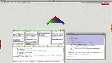 Squeak Smalltalk Tutorial OpenGL tutorial textures addendum  0 0.0.41.3.1.mov