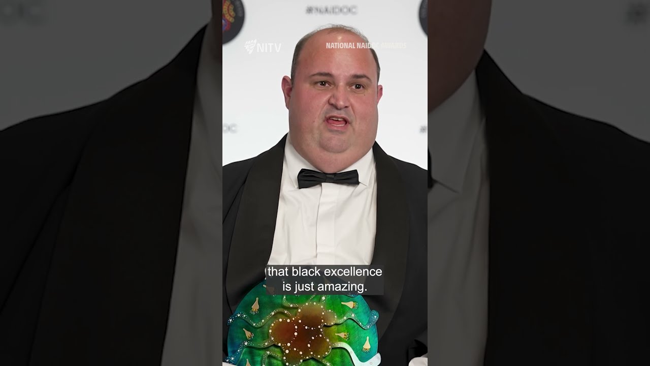 Dr Daniel Hunt Receives Person Of The Year National NAIDOC Awards 2025 NITV