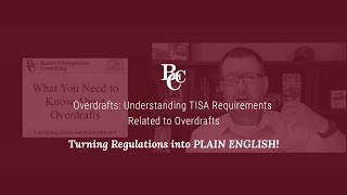 Overdrafts: Understanding TISA Requirements Related to Overdrafts