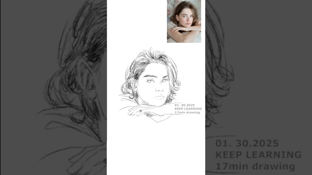 keep drawing Day1861【keep learning what U like】face figure drawing painting 