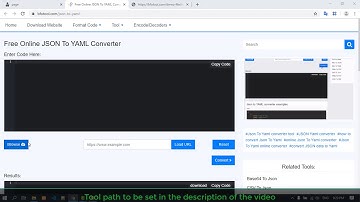 Free Online JSON To YAML Converter